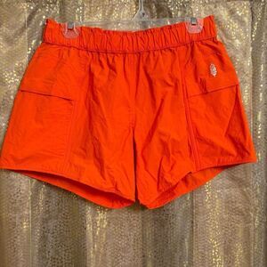 Free People Movement In The Wild Orange Cayanne Shorts Small NWOT